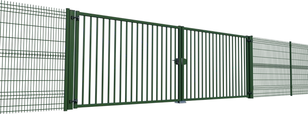 Modèle 3D : clôture & portail