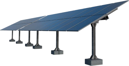 Modèle 3D : tables photovoltaïques
